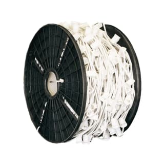 White socket spool, 12-inch spacing, ready to cut to length