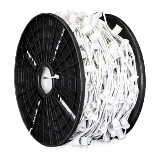 White C9 socket spool with 12-inch spacing on a black reel