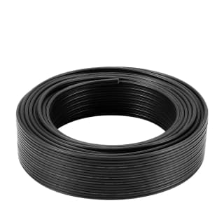 Coil of black SPT-2 two-conductor extension wire
